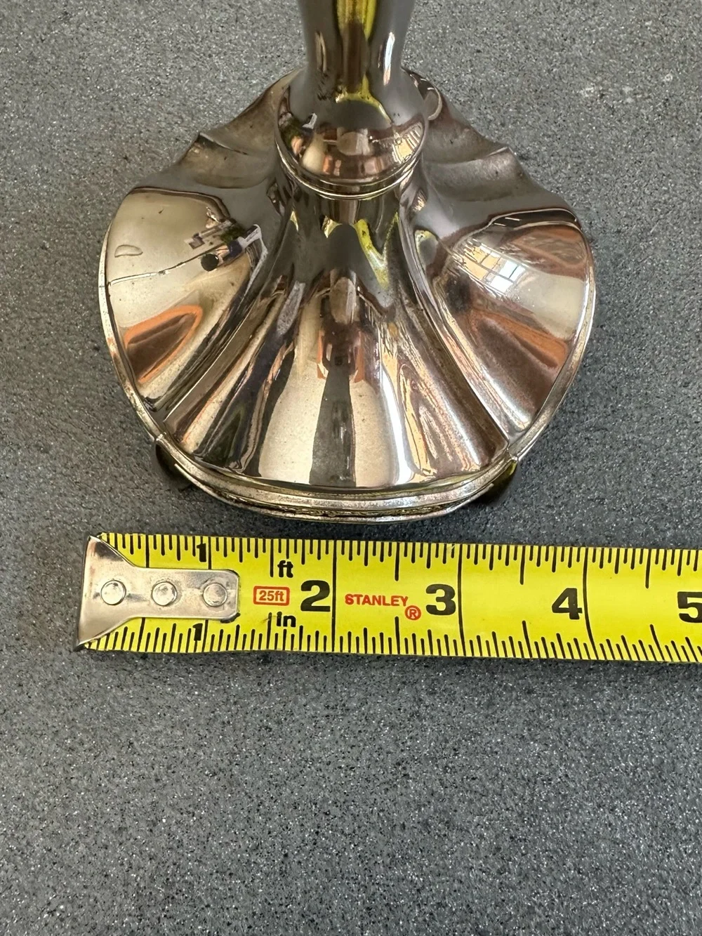 FLORAL SILVER-PLATED CANDLESTICKS